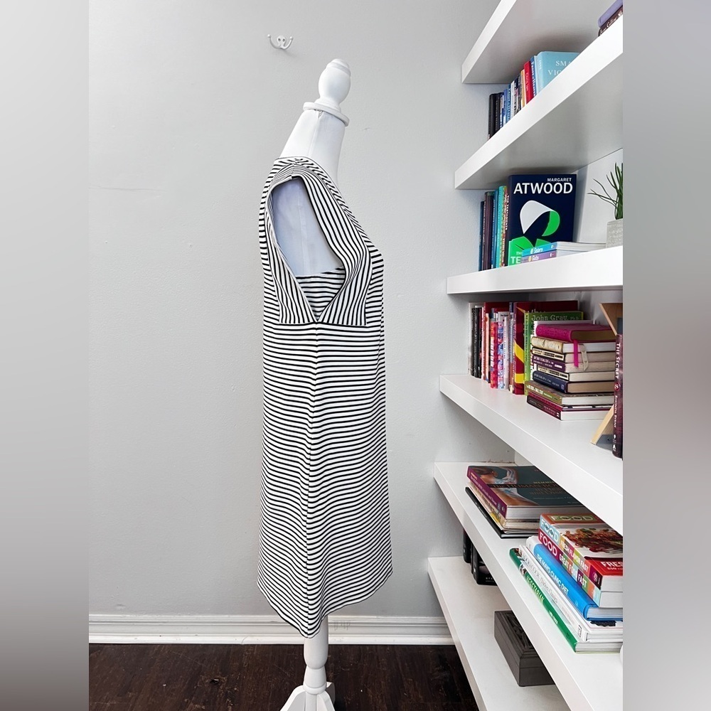 Derek Lam Collective black and white striped dress size 48 - Picture 10 of 16